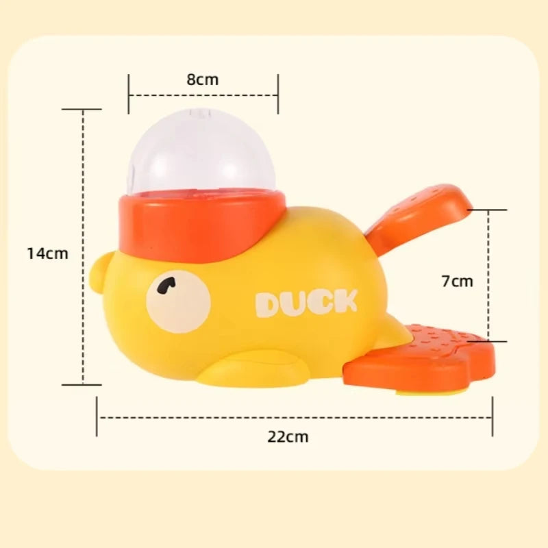 Duck-Shaped Slow Feeder Dog Toy – Interactive Food Dispenser