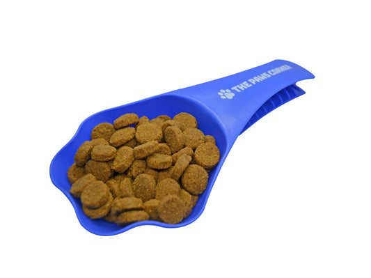 2 - in - 1 Paw - Shaped Pet Food Scoop with Bag Clip — Measure & Seal in One - LOLO'S SHOP