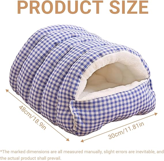 Warm Winter Pet Sleeping Bag – Cozy Bed for Cats & Dogs