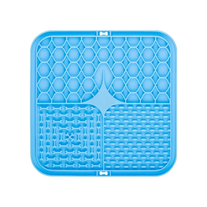 Lick Mat for Dogs – Slow Feeder & Bath Distraction Silicone Pad
