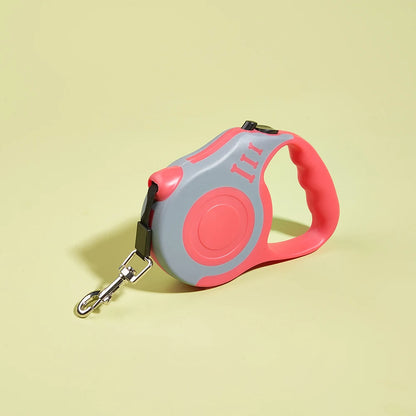 Strong Retractable Dog Leash – 3m/5m Nylon Lead for All Breeds