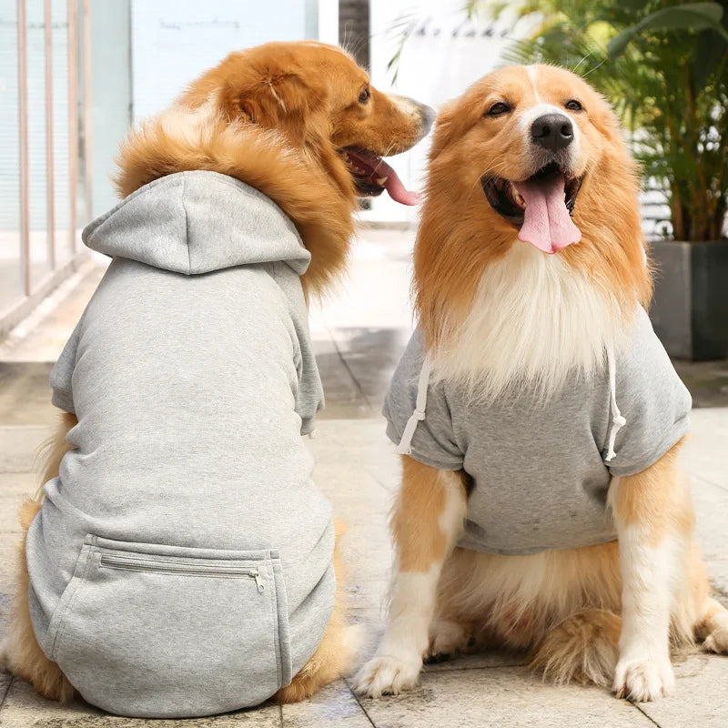 Reversible Plaid Dog Jacket – Warm Winter Coat for XS to 5XL Dogs