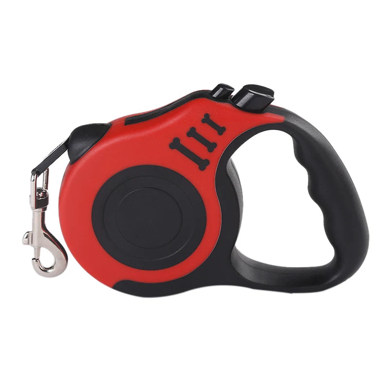 Strong Retractable Dog Leash – 3m/5m Nylon Lead for All Breeds