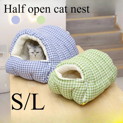 Warm Winter Pet Sleeping Bag – Cozy Bed for Cats & Dogs
