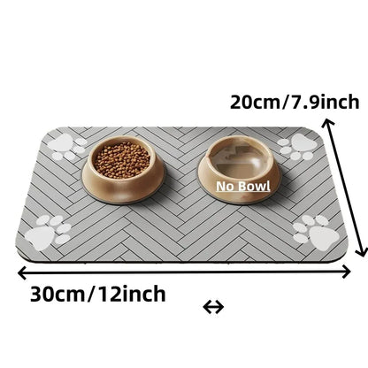 Pet Feeding Mat – Waterproof Non-Slip Placemat for Dog & Cat Food Bowls