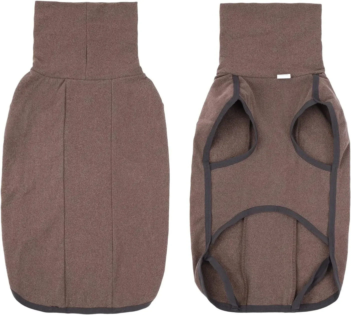 Fleece High-Neck Dog Vest – Warm Winter Jacket for Small & Medium Dogs