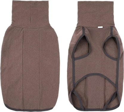 Fleece High-Neck Dog Vest – Warm Winter Jacket for Small & Medium Dogs