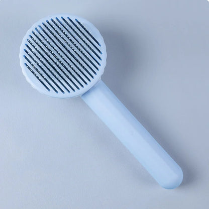 Self-Cleaning Pet Slicker Brush – Grooming Comb for Cats & Dogs