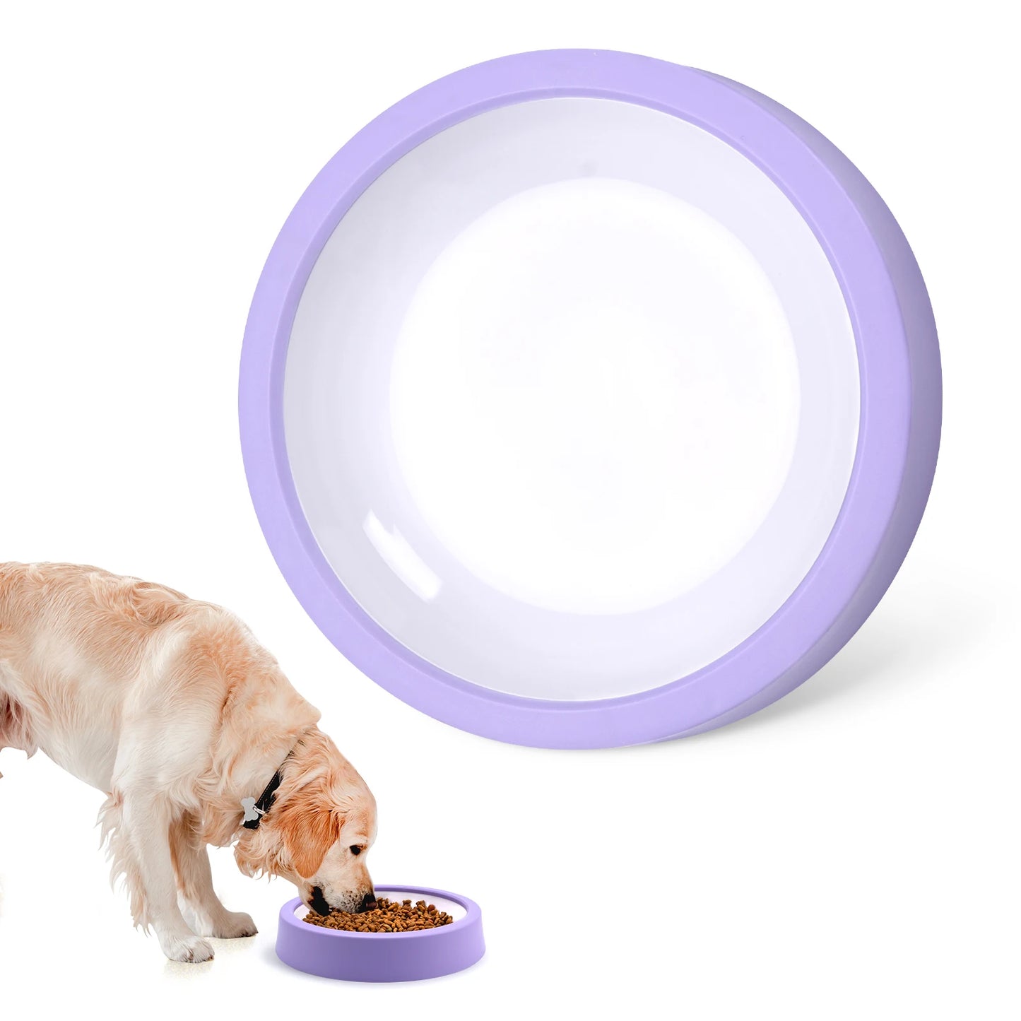 Slow Feeder Dog Bowl – Anti-Gulping Non-Slip Dish for All Sizes