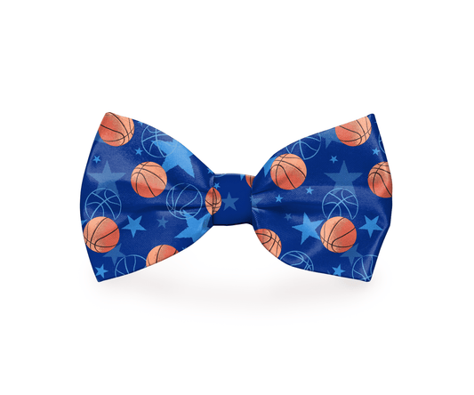 Basketball Sports Blue Dog Bow Tie - LOLO'S SHOP