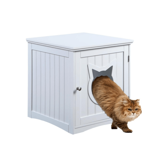 Cat House Side Table — Hidden Litter Box Enclosure & Nightstand - LOLO'S SHOP