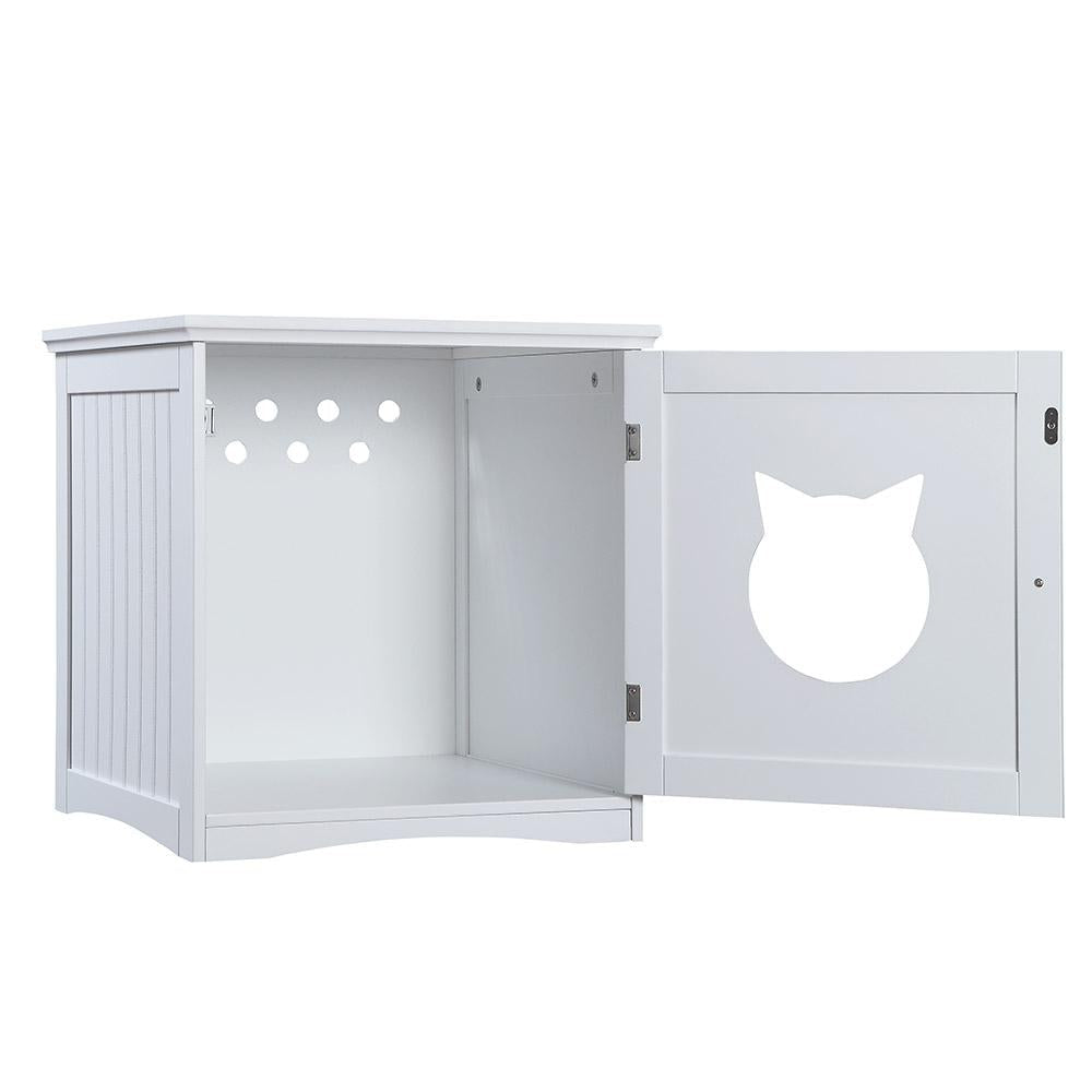 Cat House Side Table — Hidden Litter Box Enclosure & Nightstand - LOLO'S SHOP
