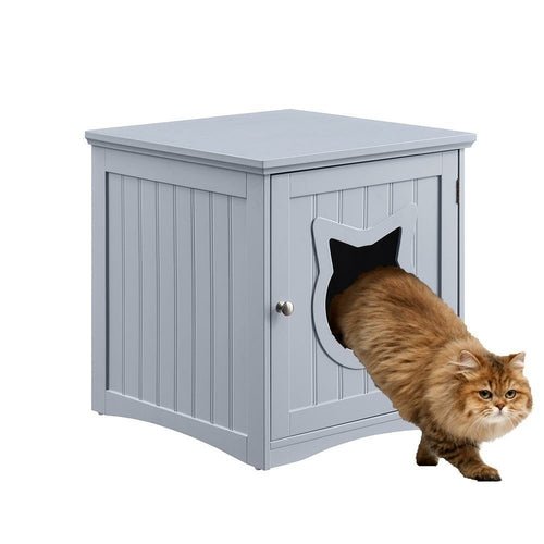 Cat House Side Table — Hidden Litter Box Enclosure & Nightstand - LOLO'S SHOP