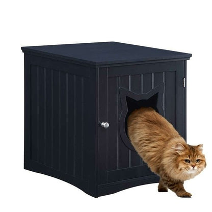 Cat House Side Table — Hidden Litter Box Enclosure & Nightstand - LOLO'S SHOP