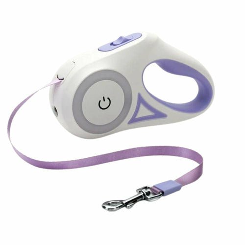 Night Walk LED Retractable Dog Leash — See Your Dog in the Dark - LOLO'S SHOP