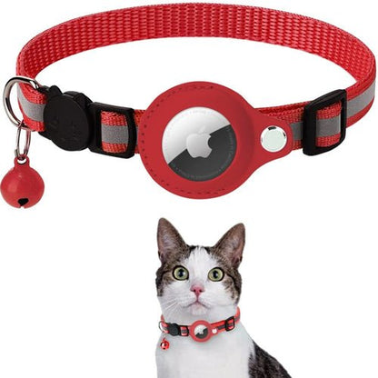 Reflective AirTag Collar for Dogs & Cats — Never Lose Your Pet Again - LOLO'S SHOP