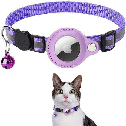 Reflective AirTag Collar for Dogs & Cats — Never Lose Your Pet Again - LOLO'S SHOP