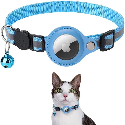 Reflective AirTag Collar for Dogs & Cats — Never Lose Your Pet Again - LOLO'S SHOP