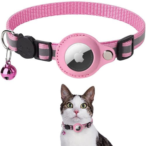 Reflective AirTag Collar for Dogs & Cats — Never Lose Your Pet Again - LOLO'S SHOP